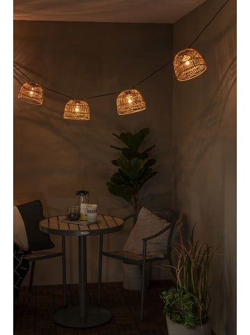 Konstsmide 5-delige set: lampenkappen voor lichtkettingen beige - (H)8 x Ø 20 cm