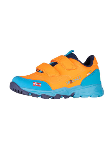 Trollkids Wanderschuhe "Preikestolen" in Blau/ Orange