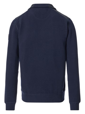 CASAMODA Sweatjacke in Dunkelblau