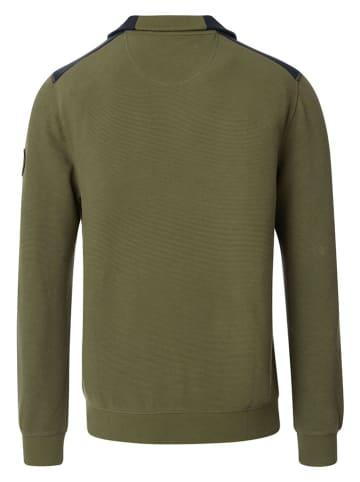 CASAMODA Sweatjacke in Khaki