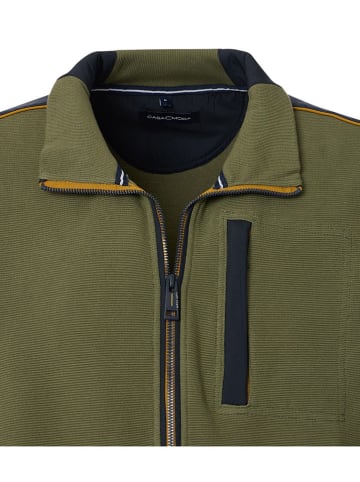 CASAMODA Sweatjacke in Khaki