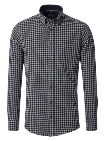 CASAMODA Blouse beige/donkerblauw