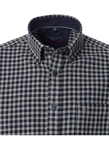 CASAMODA Blouse beige/donkerblauw