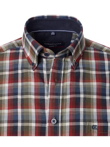CASAMODA Blouse rood/blauw/groen
