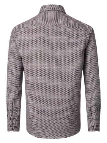 CASAMODA Koszula - Comfort fit - w kolorze granatowo-jasnobrązowym