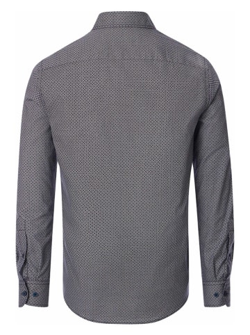 CASAMODA Hemd in Beige/ Blau