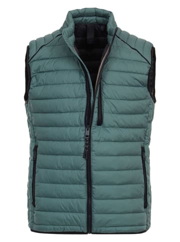 CASAMODA Doorgestikte bodywarmer turquoise
