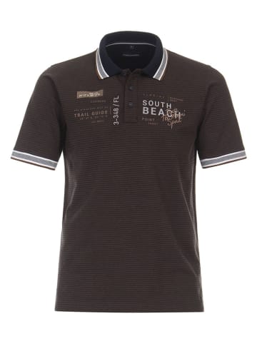 CASAMODA Poloshirt in Braun