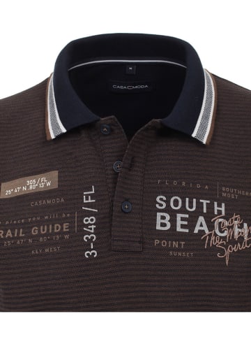 CASAMODA Poloshirt in Braun