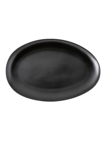 Rosenthal Servierplatte "Junto" in Schwarz - (B)33 x (H)22 cm