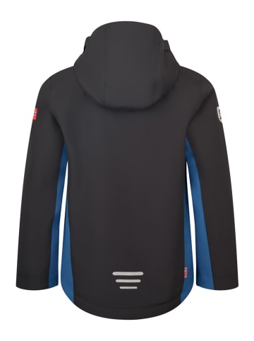 Trollkids Funktionsjacke "Telemark" in Schwarz/ Blau