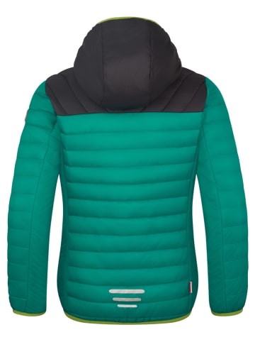 Trollkids Steppjacke "Eikefjord" in Grün/ Schwarz