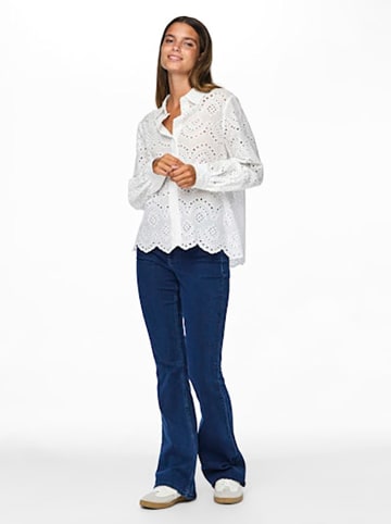 Pieces Bluse "Vilde" in Weiß