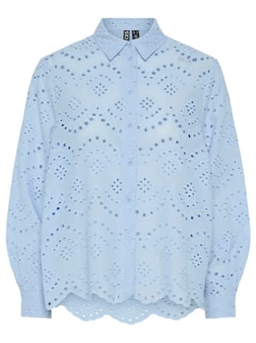 Pieces Bluse "Vilde" in Hellblau