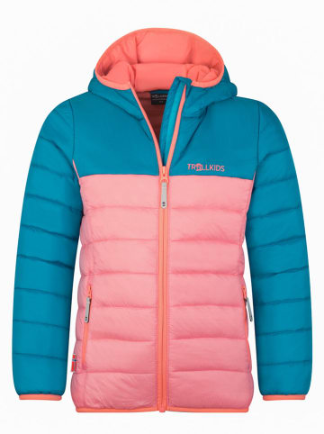 Trollkids Steppjacke "Eikefjord" in Blau/ Rosa