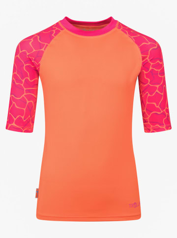 Trollkids Zwemshirt "Haukland T" oranje/roze
