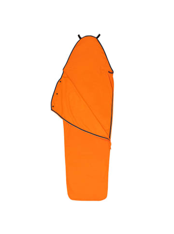Trollkids Schlafsack "Femund" in Grün/ Orange/ Dunkelblau