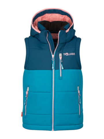 Trollkids Funktionsweste "Narvik" in Rosa/ Blau