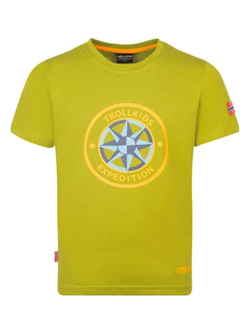 Trollkids Shirt "Windrose T" groen