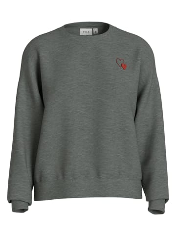 Vila Sweatshirt in Anthrazit