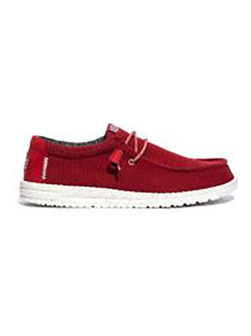 Hey Dude Mocassins rood