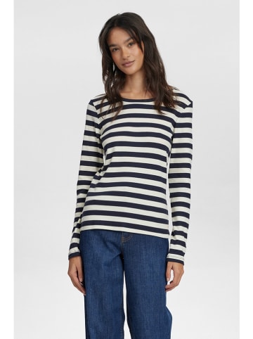 NÜMPH Longsleeve in Schwarz/ Weiß