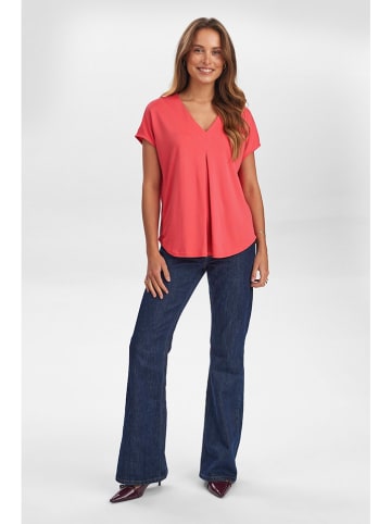 NÜMPH Blouse koraalrood