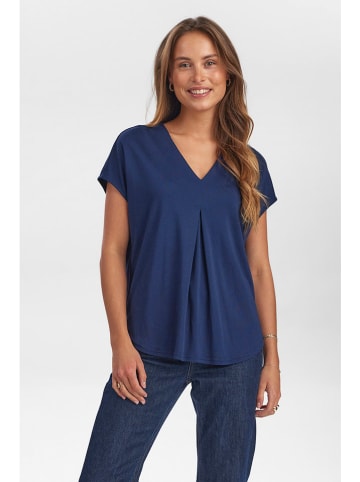 NÜMPH Bluse in Dunkelblau