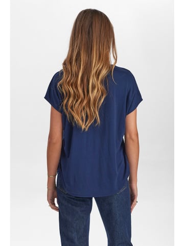 NÜMPH Bluse in Dunkelblau