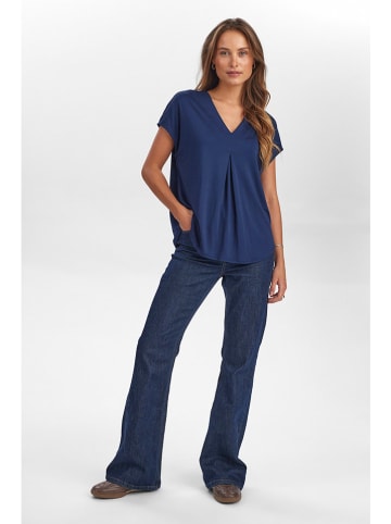 NÜMPH Bluse in Dunkelblau
