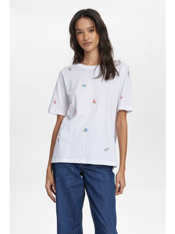 NÜMPH Shirt in Weiß/ Bunt