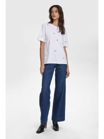 NÜMPH Shirt in Weiß/ Bunt