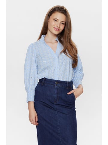 NÜMPH Spijkerrok donkerblauw