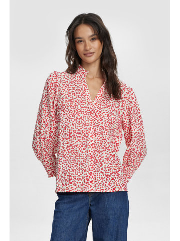 NÜMPH Blouse rood/wit