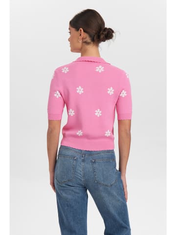 NÜMPH Sweter w kolorze różowym