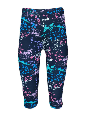 lovetti Capri-Leggings in Dunkelblau/ Bunt