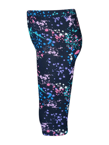 lovetti Capri-Leggings in Dunkelblau/ Bunt