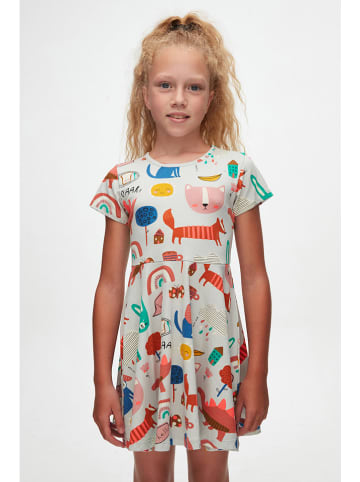 lovetti Kleid in Grau/ Bunt