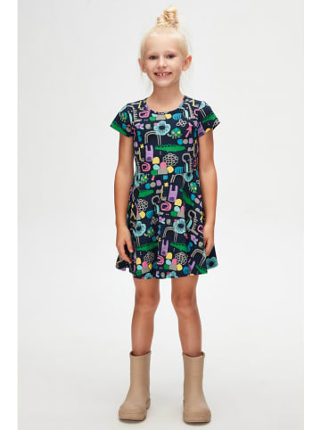 lovetti Jurk donkerblauw/meerkleurig