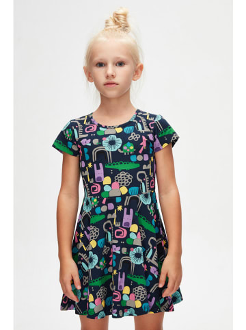 lovetti Kleid in Dunkelblau/ Bunt