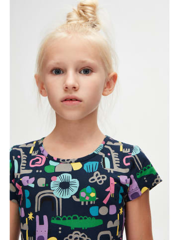 lovetti Jurk donkerblauw/meerkleurig