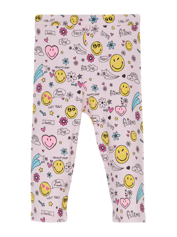 lovetti Caprilegging lichtroze/meerkleurig