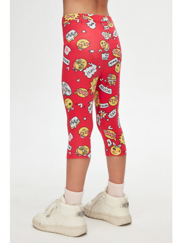 lovetti Capri-Leggings in Rot/ Bunt