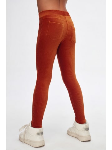 lovetti Legginsy w kolorze pomarańczowym