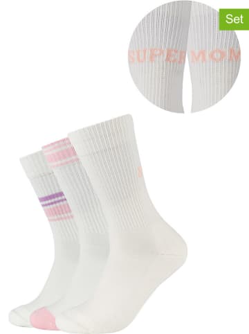 s.Oliver 3er-Set: Socken in Creme