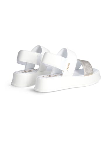 Liu Jo Haksandalen wit/goudkleurig