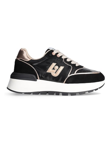 Liu Jo Sneakersy w kolorze różowozłoto-czarnym