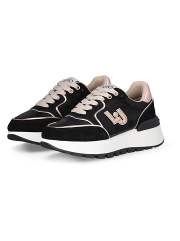 Liu Jo Sneakers zwart/roségoudkleurig