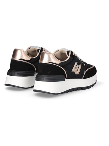 Liu Jo Sneakers zwart/roségoudkleurig
