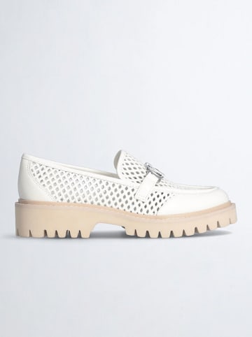 Liu Jo Leren mocassins wit